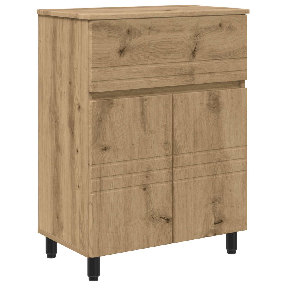 Produktbild för Badrums vaskenhet Artisan-ek 60 x 35 x 80 cm Konstruerat trä