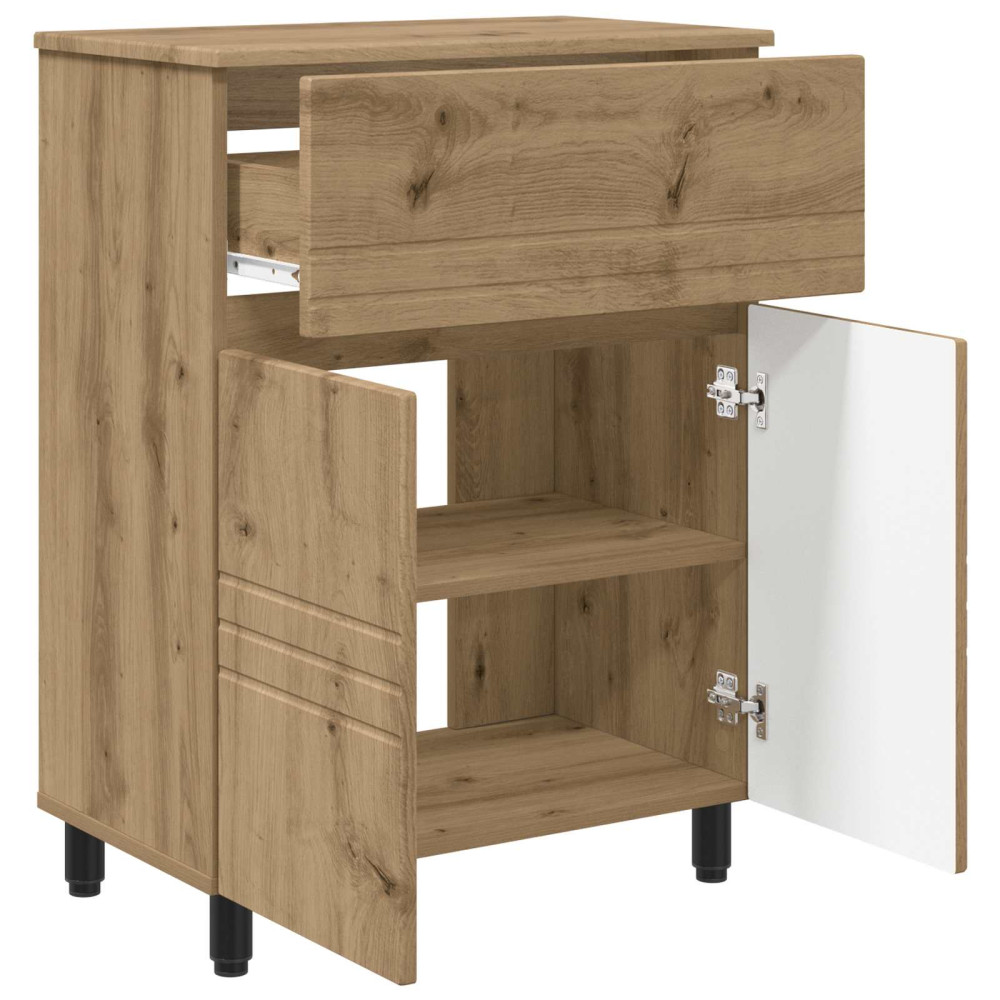 Produktbild för Badrums vaskenhet Artisan-ek 60 x 35 x 80 cm Konstruerat trä