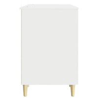 Produktbild för Skrivbord Vit högglans Konstruerat trä 142,5 x 50 x 75 cm