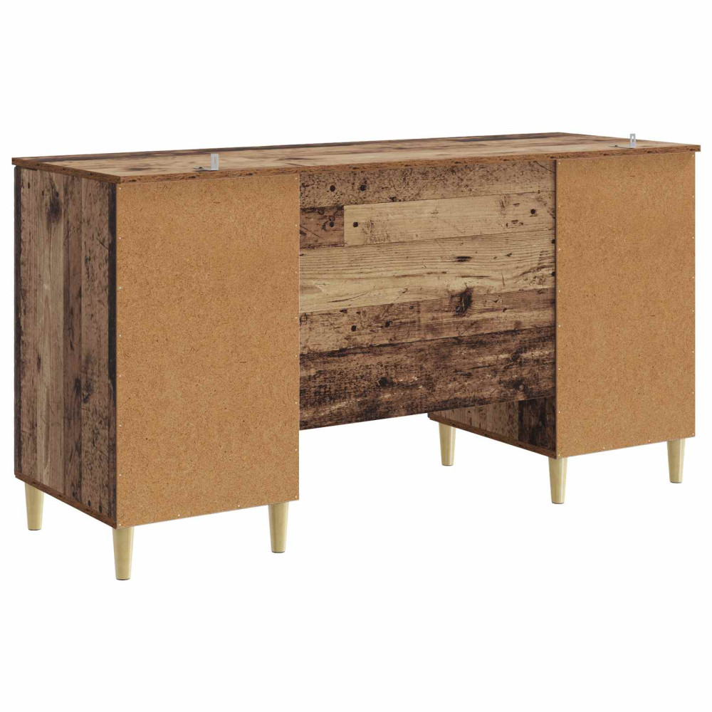 Produktbild för Skrivbord Gammalt trä Konstruerat trä 142,5 x 50 x 75 cm