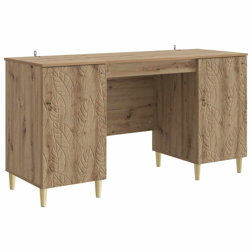 Produktbild för Skrivbord Artisan-ek Konstruerat trä 142,5 x 50 x 75 cm