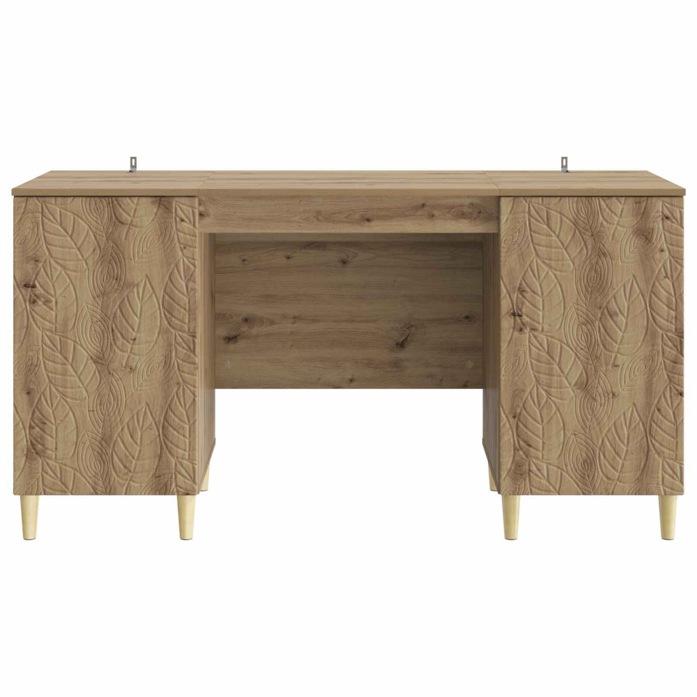 Produktbild för Skrivbord Artisan-ek Konstruerat trä 142,5 x 50 x 75 cm