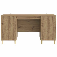 Produktbild för Skrivbord Artisan-ek Konstruerat trä 142,5 x 50 x 75 cm
