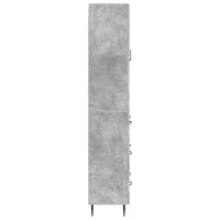 Produktbild för Skåpset 2 pcs Betonggrå 66 x 34,5 x 90 cm Konstruerat trä