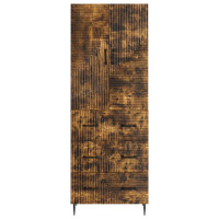 Produktbild för Skåpset 2 pcs Rökt ek 66 x 34,5 x 90 cm Konstruerat trä