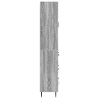 Produktbild för Skåpset 2 pcs Grå Sonoma 66 x 34,5 x 90 cm Konstruerat trä