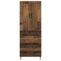 Produktbild för Skåpset 2 pcs Gammalt trä 66 x 34,5 x 90 cm Konstruerat trä