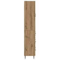 Produktbild för Skåpset 2 pcs Artisan-ek 66 x 34,5 x 90 cm Konstruerat trä