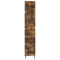 Produktbild för Skåpset 2 pcs Rökt ek 33 x 34,5 x 90 cm Konstruerat trä