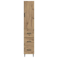 Produktbild för Skåpset 2 pcs Artisan-ek 33 x 34,5 x 90 cm Konstruerat trä