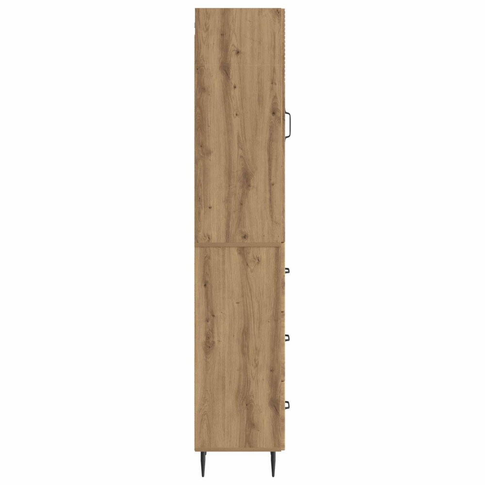 Produktbild för Skåpset 2 pcs Artisan-ek 33 x 34,5 x 90 cm Konstruerat trä