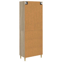 Produktbild för Skåpset 2 pcs Sonoma-ek 66 x 34,5 x 90 cm Konstruerat trä