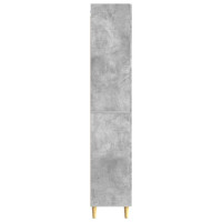 Produktbild för Skåpset 2 pcs Betonggrå 66 x 34,5 x 90 cm Konstruerat trä