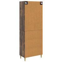 Produktbild för Skåpset 2 pcs Rökt ek 66 x 34,5 x 90 cm Konstruerat trä