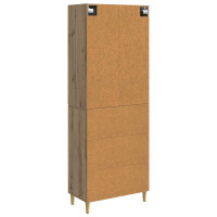 Produktbild för Skåpset 2 pcs Artisan-ek 66 x 34,5 x 90 cm Konstruerat trä