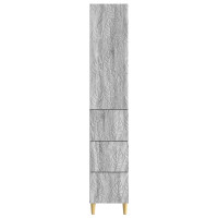Produktbild för Skåpset 2 pcs Grå Sonoma 33 x 34,5 x 90 cm Konstruerat trä