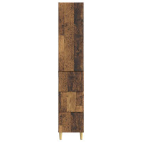 Produktbild för Skåpset 2 pcs Gammalt trä 33 x 34,5 x 90 cm Konstruerat trä