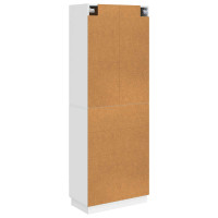 Produktbild för Skåpset 2 pcs Vit högglans 66 x 34,5 x 87 cm Konstruerat trä