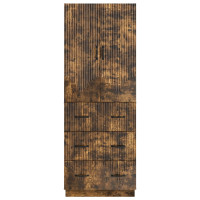 Produktbild för Skåpset 2 pcs Rökt ek 66 x 34,5 x 87 cm Konstruerat trä