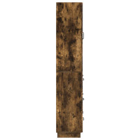 Produktbild för Skåpset 2 pcs Rökt ek 66 x 34,5 x 87 cm Konstruerat trä