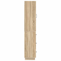 Produktbild för Skåpset 2 pcs Sonoma-ek 33 x 34,5 x 87 cm Konstruerat trä