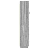 Produktbild för Skåpset 2 pcs Grå Sonoma 33 x 34,5 x 87 cm Konstruerat trä