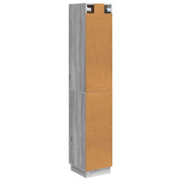 Produktbild för Skåpset 2 pcs Grå Sonoma 33 x 34,5 x 87 cm Konstruerat trä