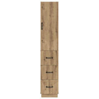 Produktbild för Skåpset 2 pcs Artisan-ek 33 x 34,5 x 87 cm Konstruerat trä