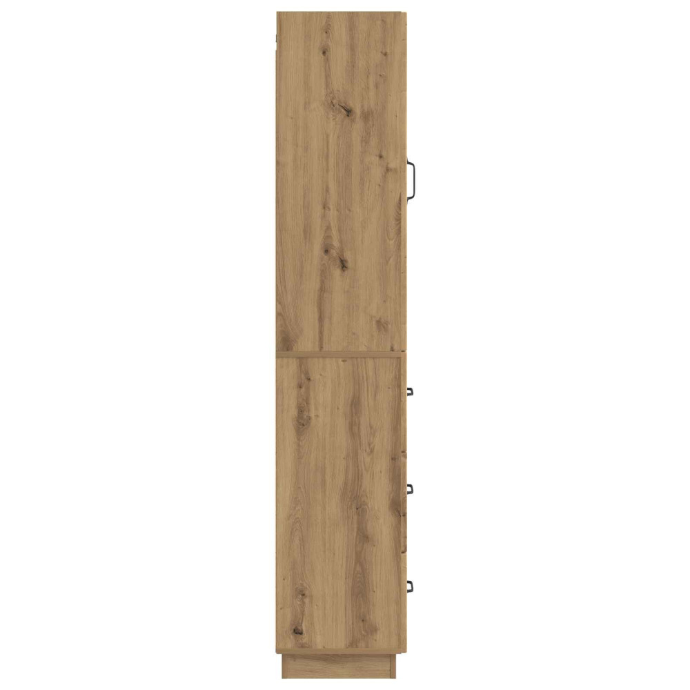 Produktbild för Skåpset 2 pcs Artisan-ek 33 x 34,5 x 87 cm Konstruerat trä