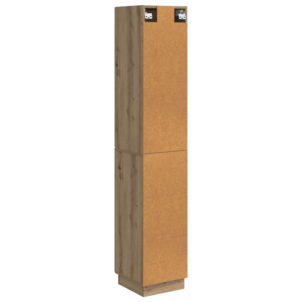 Produktbild för Skåpset 2 pcs Artisan-ek 33 x 34,5 x 87 cm Konstruerat trä