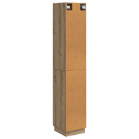 Produktbild för Skåpset 2 pcs Artisan-ek 33 x 34,5 x 87 cm Konstruerat trä