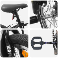 Produktbild för BMX Cykel 20 Tum för över 9 år gamla Svart