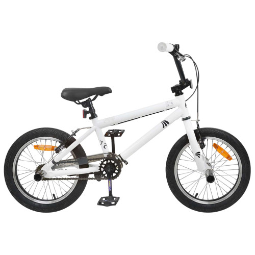 vidaXL BMX Cykel 20 Tum för över 9 år gamla Vit