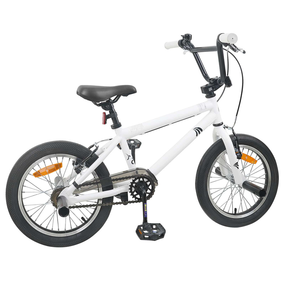 Produktbild för BMX Cykel 20 Tum för över 9 år gamla Vit