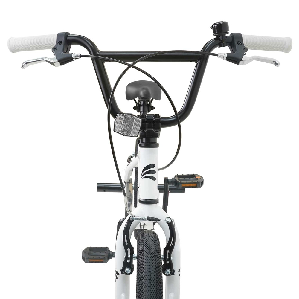 Produktbild för BMX Cykel 20 Tum för över 9 år gamla Vit
