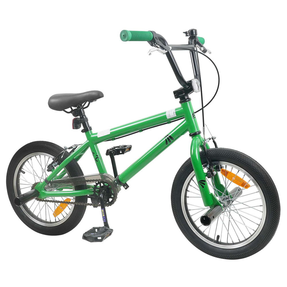 Produktbild för BMX Cykel 20 Tum för över 9 år gamla Grön