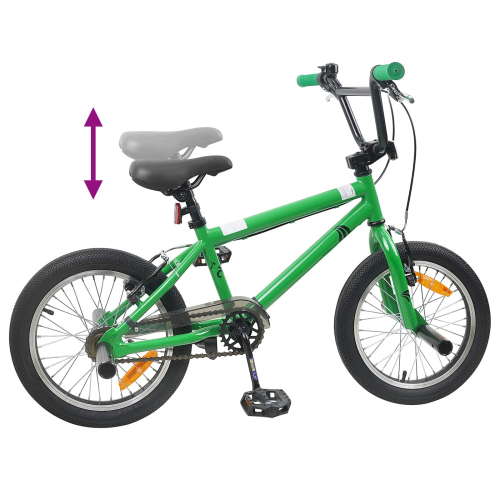 Produktbild för BMX Cykel 20 Tum för över 9 år gamla Grön