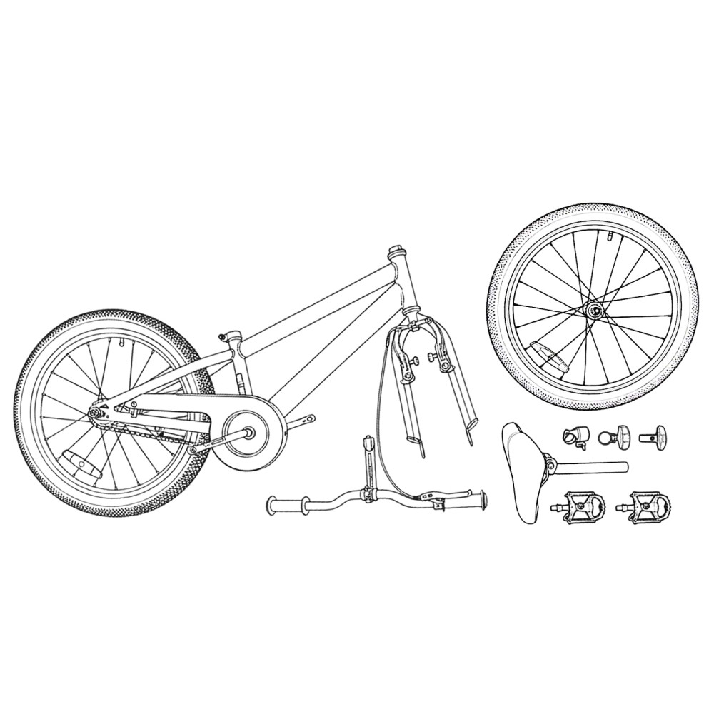 Produktbild för BMX Cykel 20 Tum för över 9 år gamla Grön