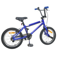 Produktbild för BMX Cykel 16 Tum för 5-8 år gammal Mörkblå