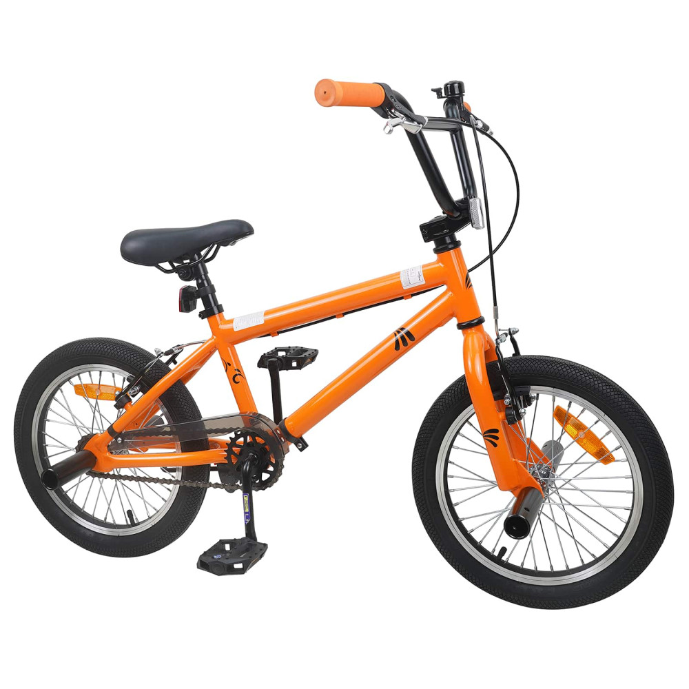 Produktbild för BMX Cykel 20 Tum för över 9 år gamla Orange