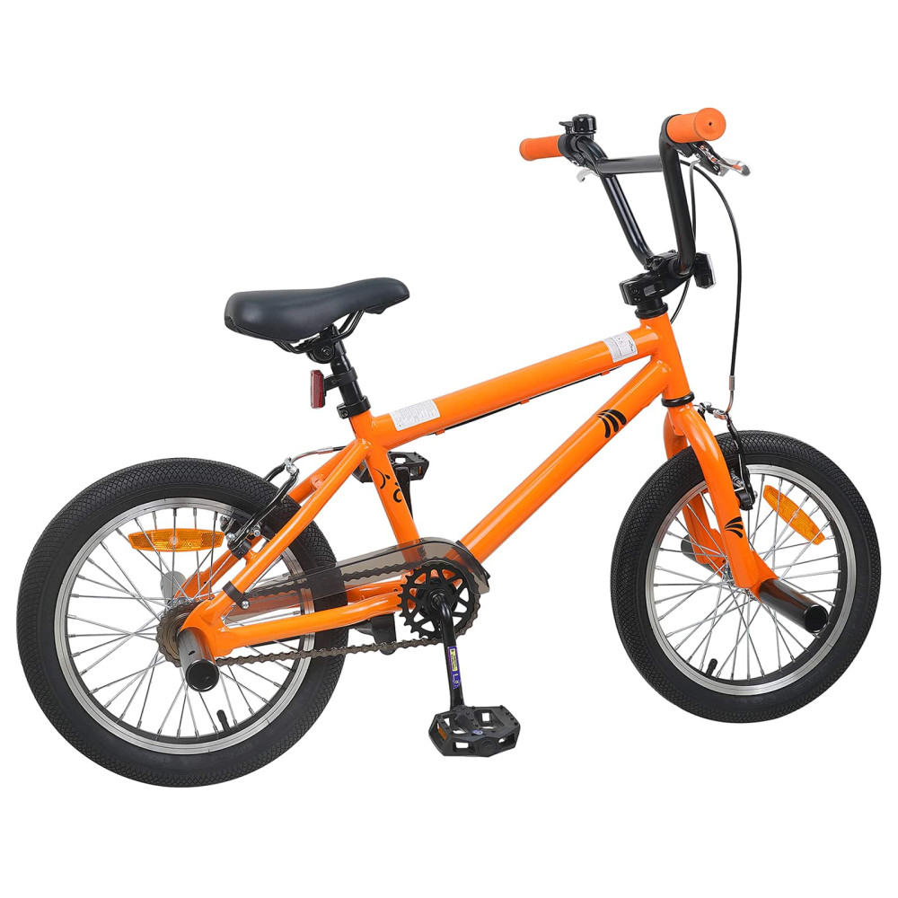 Produktbild för BMX Cykel 20 Tum för över 9 år gamla Orange