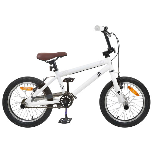 vidaXL BMX Cykel 20 Tum för över 9 år gamla Vit