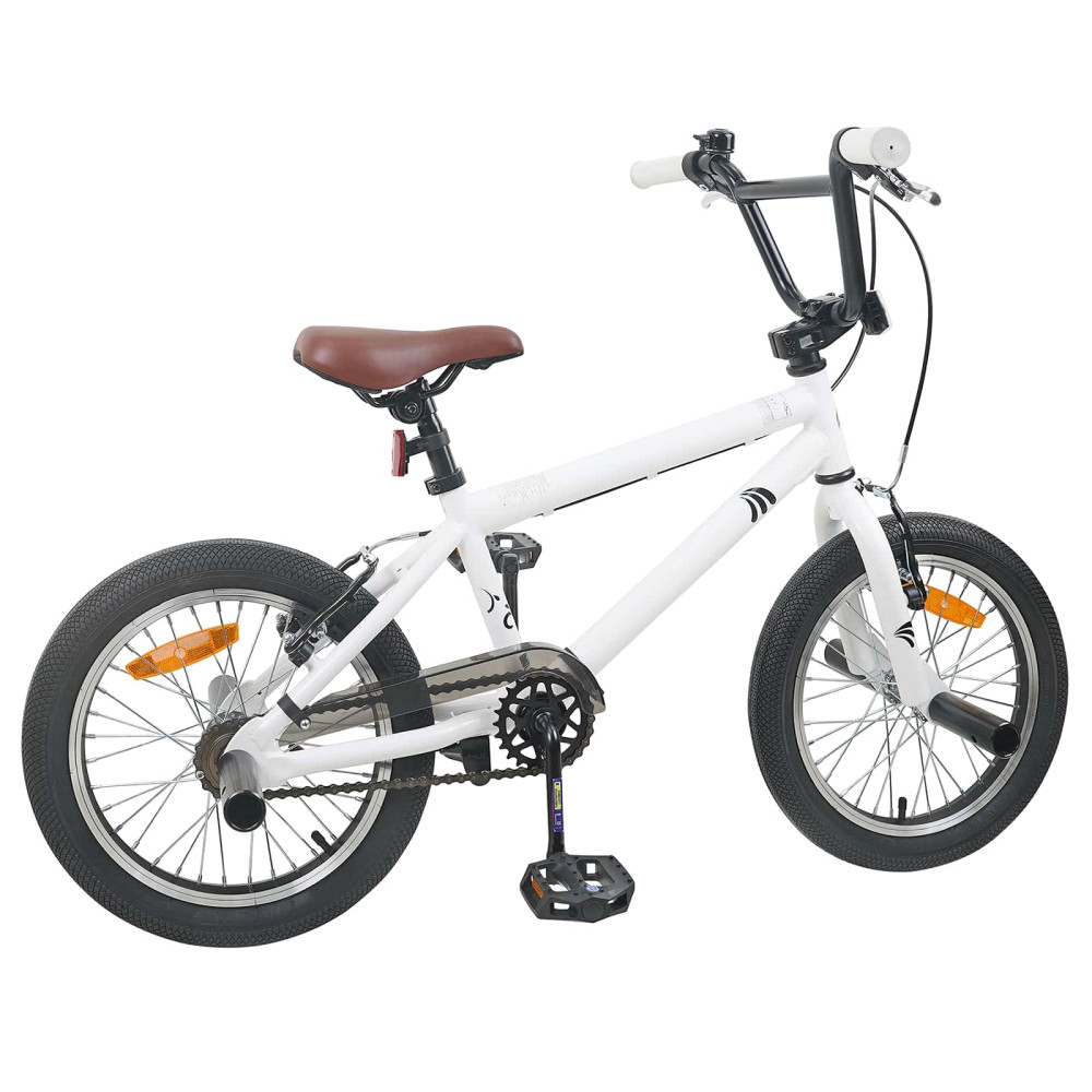 Produktbild för BMX Cykel 20 Tum för över 9 år gamla Vit