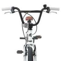 Produktbild för BMX Cykel 20 Tum för över 9 år gamla Vit