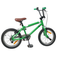 Produktbild för BMX Cykel 18 Tum för 7-10 år gamla Grön