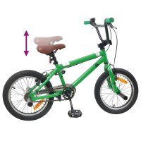 Produktbild för BMX Cykel 18 Tum för 7-10 år gamla Grön