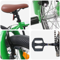 Produktbild för BMX Cykel 20 Tum för över 9 år gamla Grön