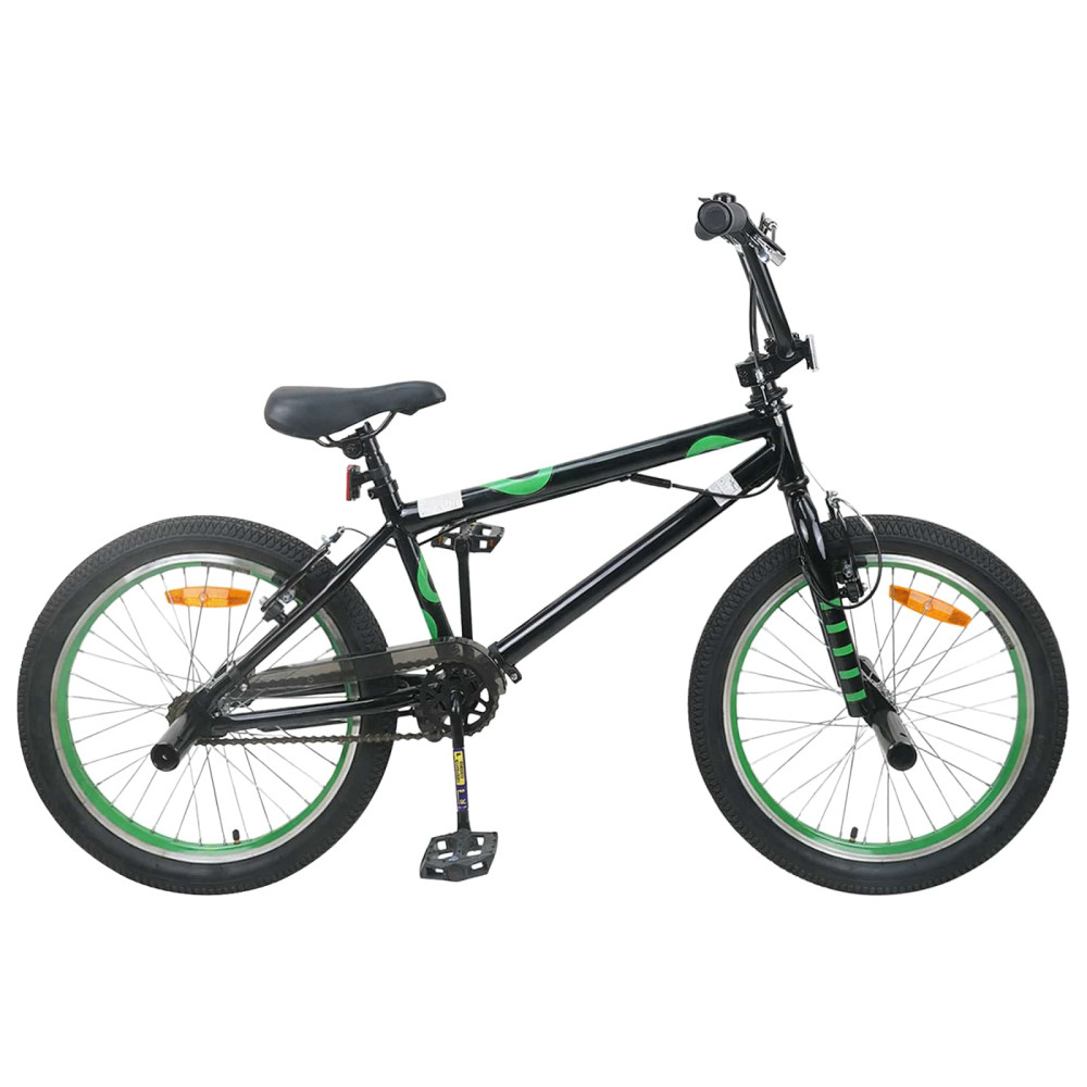 Produktbild för BMX Cykel 20 Tum för över 9 år gamla Svart