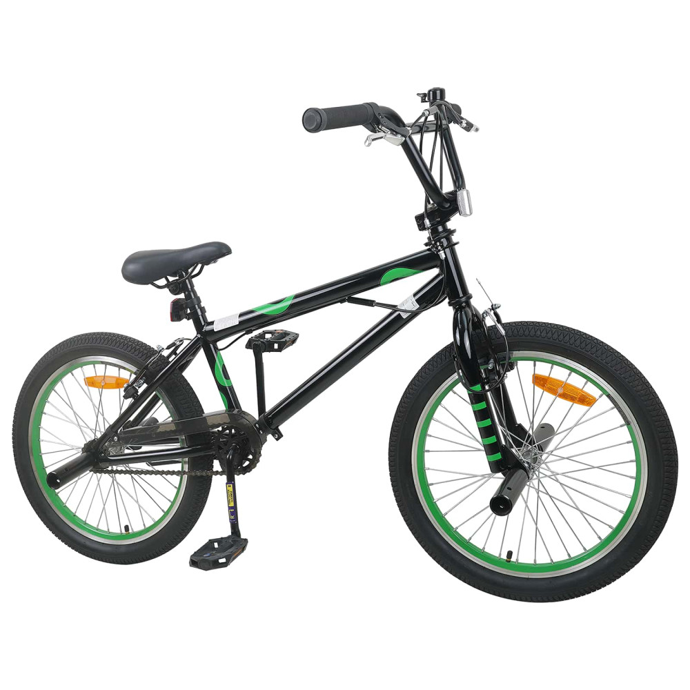 Produktbild för BMX Cykel 20 Tum för över 9 år gamla Svart