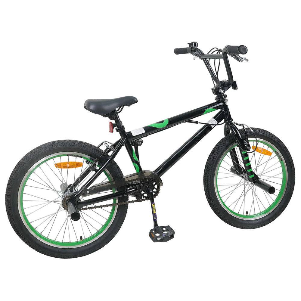 Produktbild för BMX Cykel 20 Tum för över 9 år gamla Svart